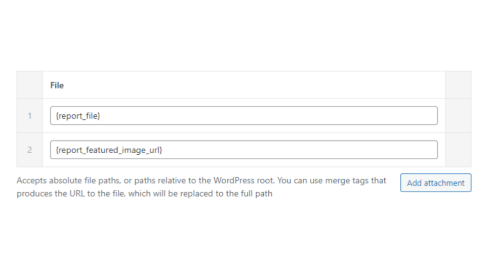 Types and locations file attached to WooCommerce emails via the Notification plugin.