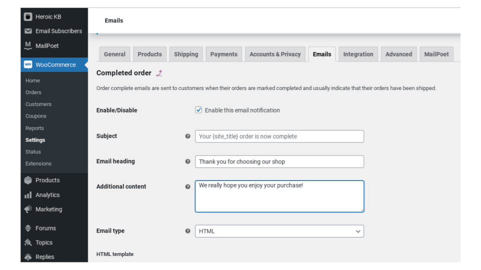 WooCommerce Email Customisation: 3 Easy Steps 11