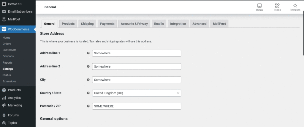 Video how to find email setting in WooCommerce menu.