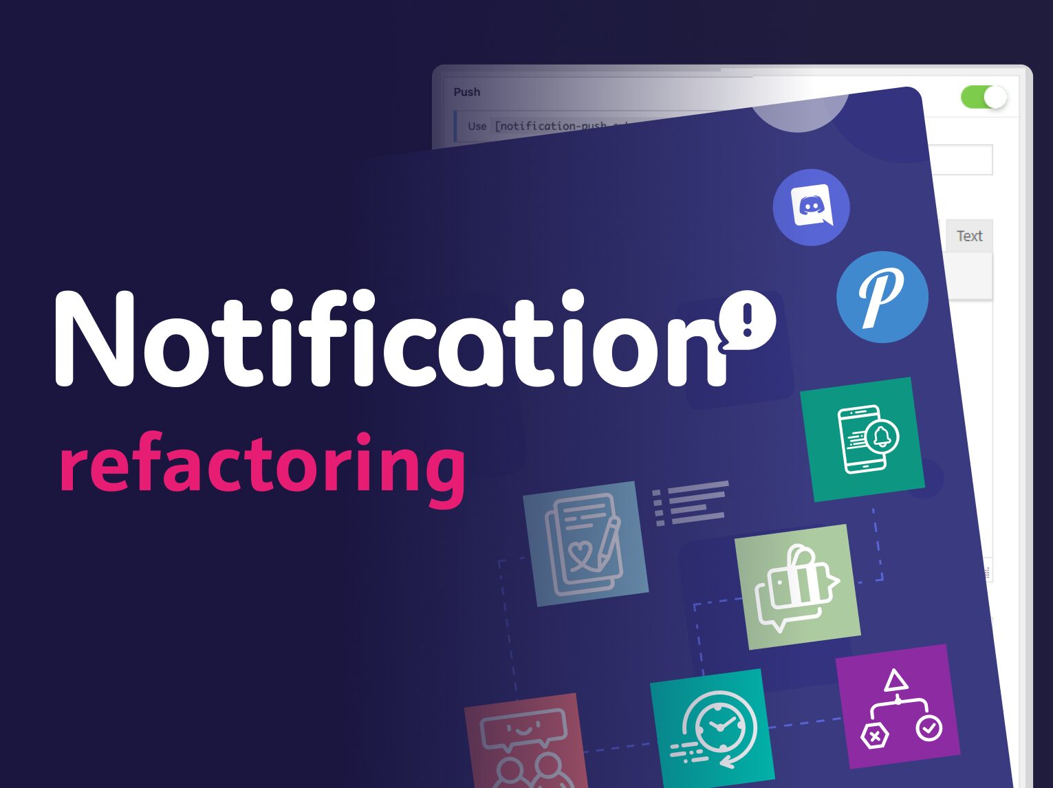 Notification refactoring 2024