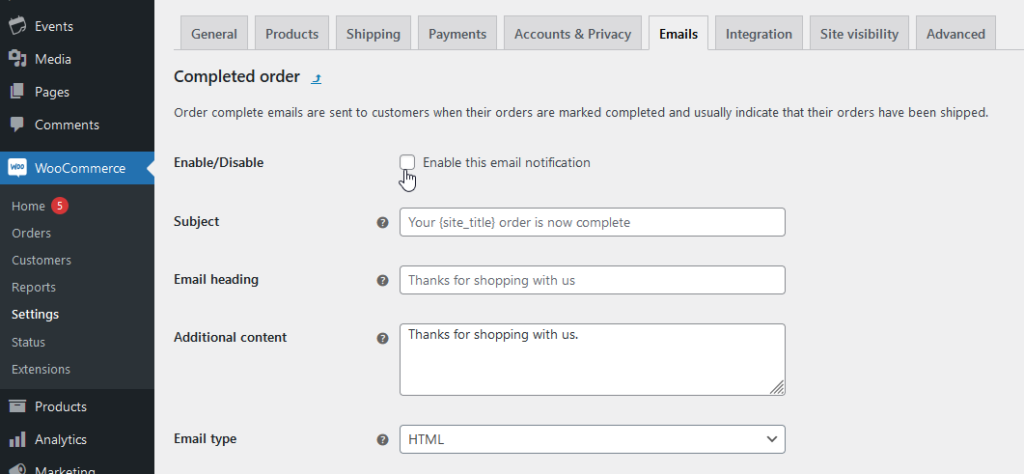 How to send a custom Thank You email after a WooCommerce purchase? 1