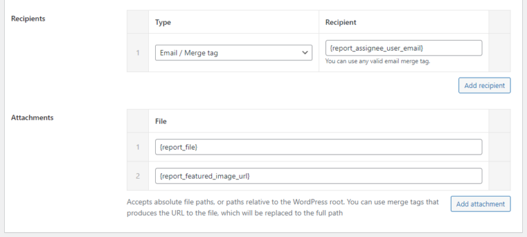 Notification : Email Attachments - BracketSpace